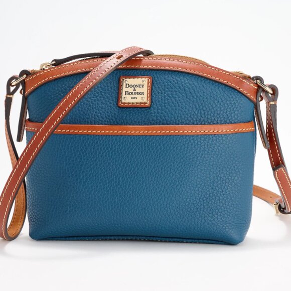 Dooney & Bourke Pebble Leather Mini Domed Crossbody  0289 - Picture 1 of 1